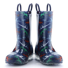 2020 Nouvelle mode imperméable PVC PVC Material Boots Anti for Rain Easy-On Handles Chaussures pour garçons